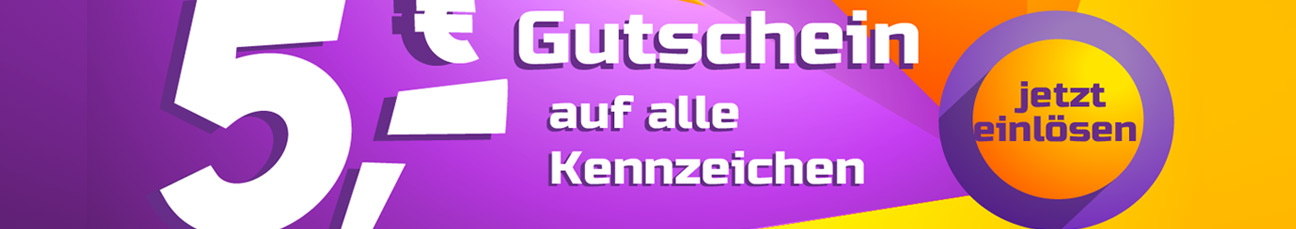 Kennzeichen Gutschein