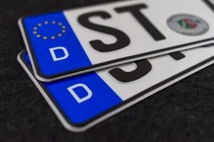 Kfz-Kennzeichen Europäischer Standarddesign